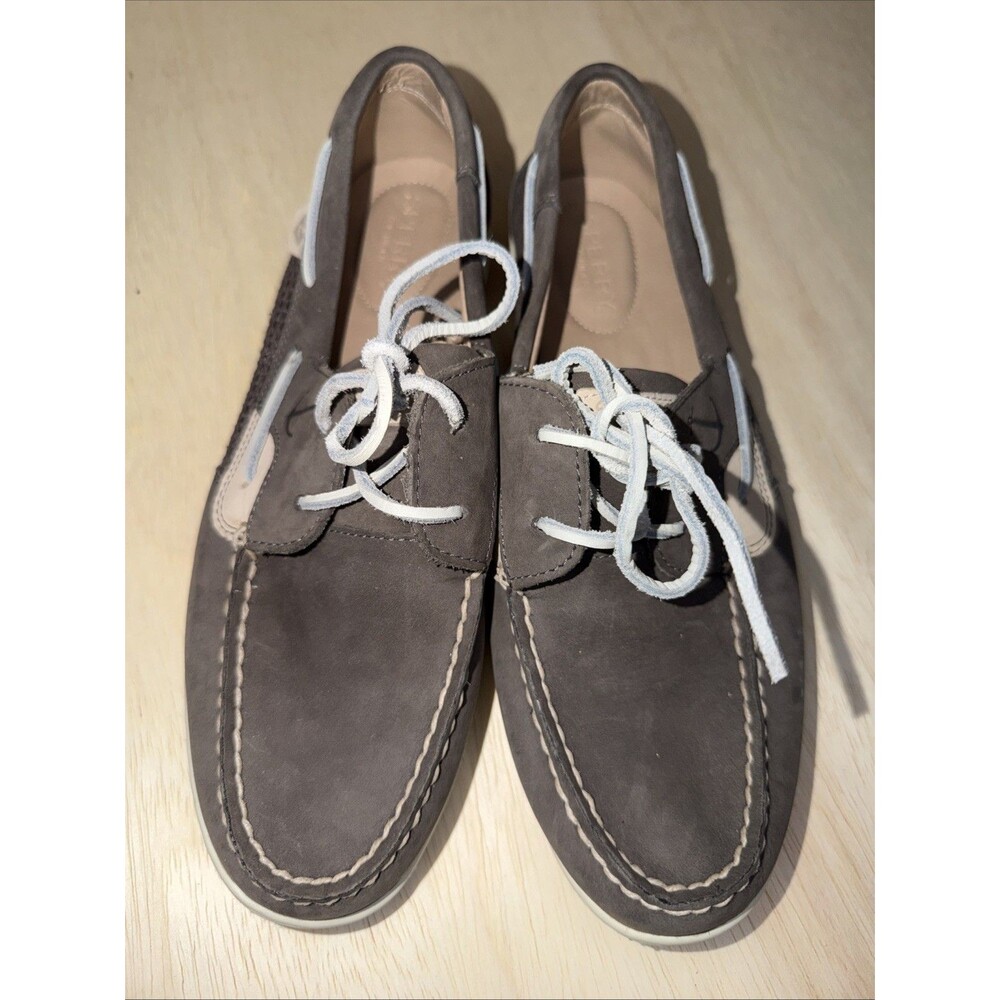 Sperry women’s koifish Boat Shoe Mesh gray Size 9